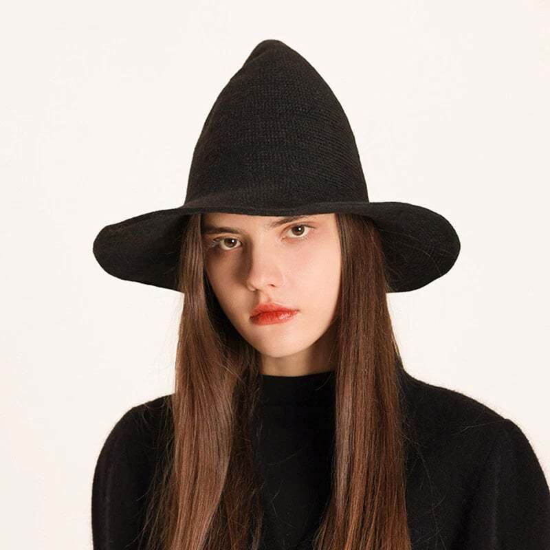 2025 Halloween Warm Wool Felt Fedora Hat