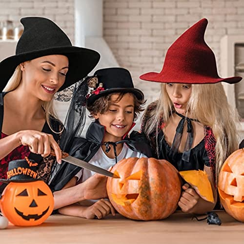 2025 Halloween Warm Wool Felt Fedora Hat