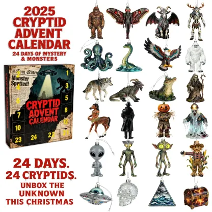 🦍🛸2025 Cryptid Advent Calendar - Unbox the Unknown This Christmas 🎁👽