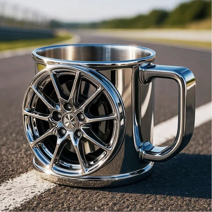 Racing Wheel Mug