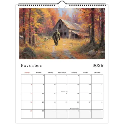 2026 Bigfoot Calendar
