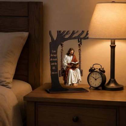 🔥Last Day 50% OFF - ✝️📚Christian Jesus Swing Ornament