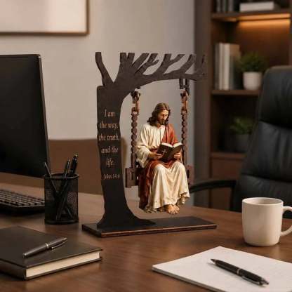 🔥Last Day 50% OFF - ✝️📚Christian Jesus Swing Ornament