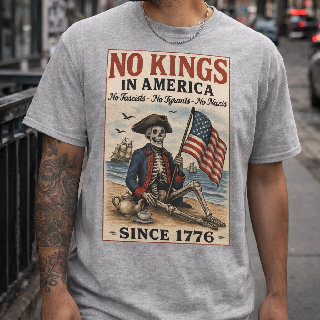 No Kings In America Political Protest Shirt