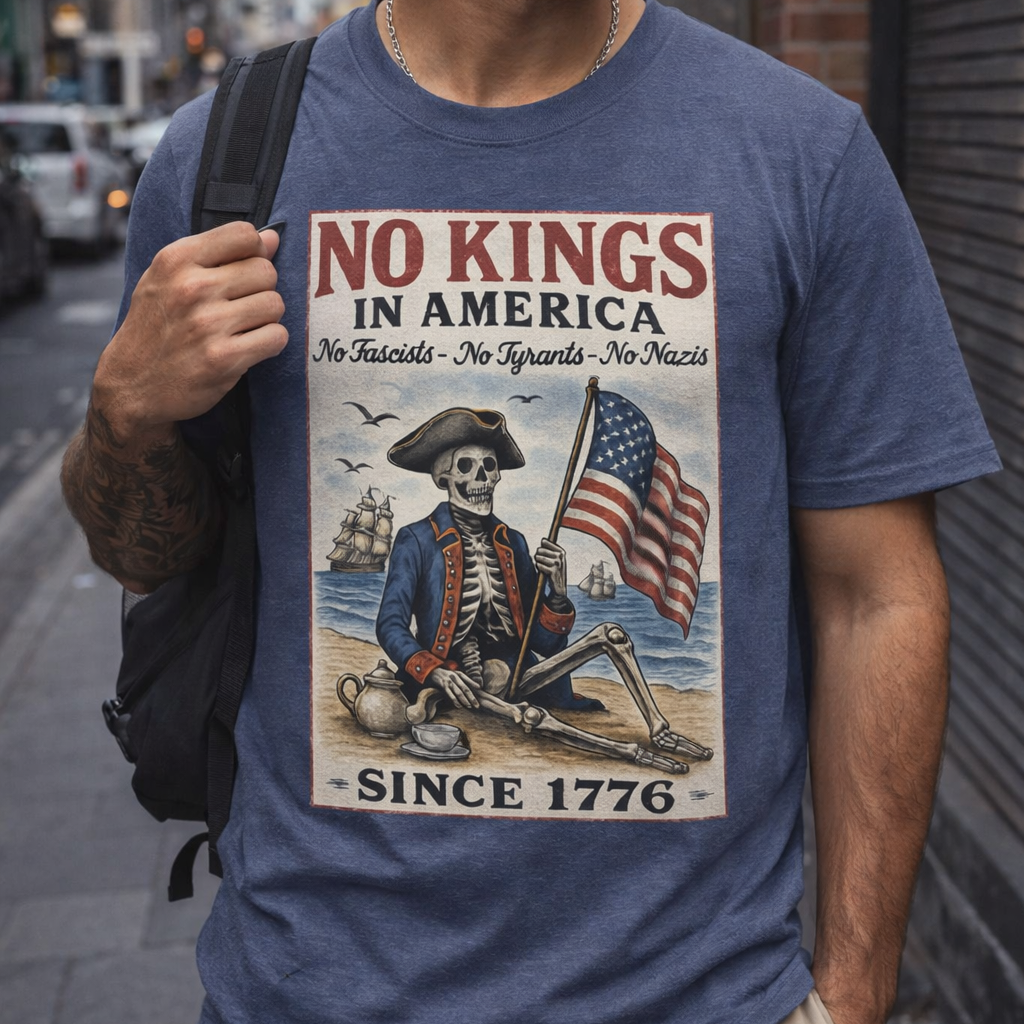 No Kings In America Political Protest Shirt