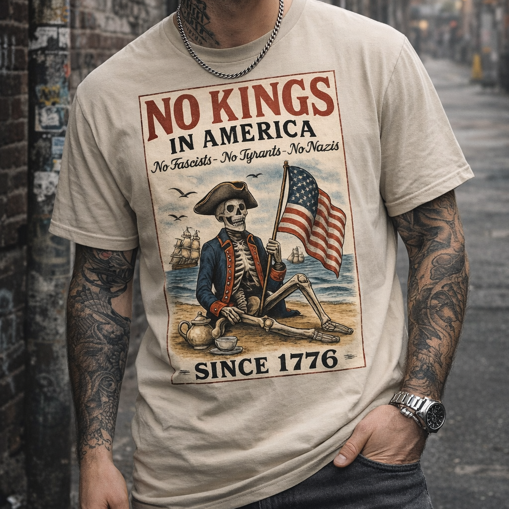 No Kings In America Political Protest Shirt