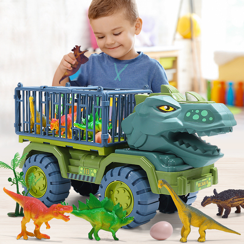 🔥Christmas super sale (Buy 1 and get a 12-piece dinosaur kit) - Dinosaur Engineering Vehicle