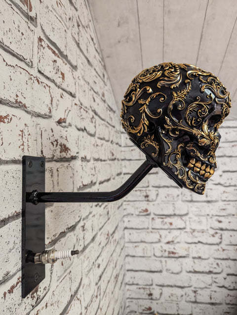 LAST DAY 70% OFF - 🏴‍☠️Motorcycle Helmet and Jacket Skull Holder