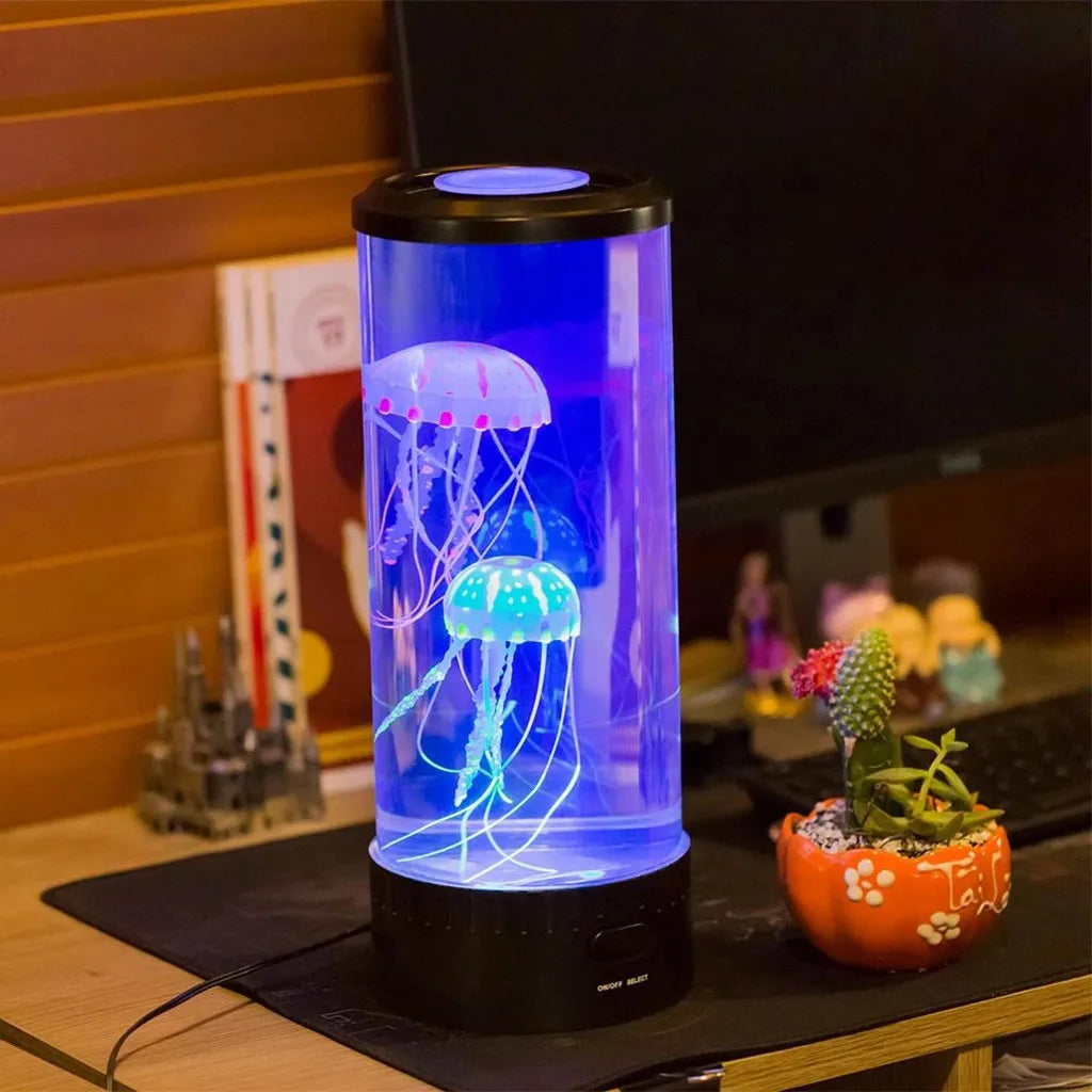 CalmGlow Jellyfish Sensory Lamp – Soothing Visual & Auditory Stimulation for Autism, ADHD & Anxiety Relief