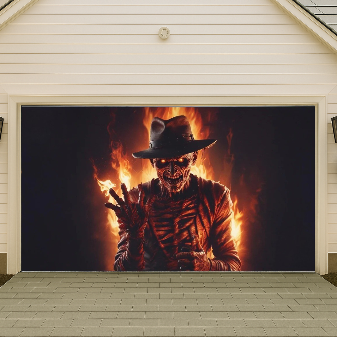 Halloween Garage Door Cover