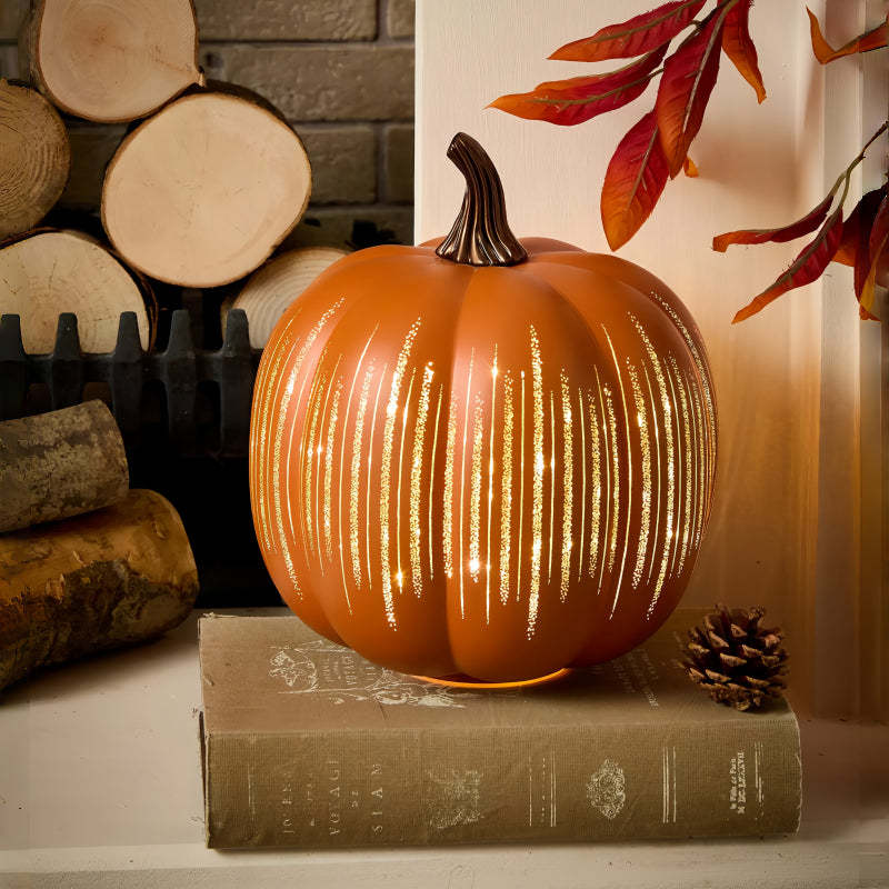 Naawe Illuminated Starry Night Glass Pumpkins by Valerie🎃✨