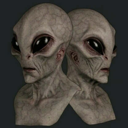 Máscara de Alien Realista Halloween ☠️