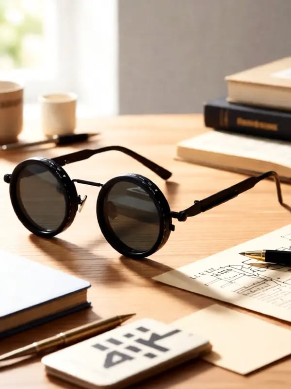 Adjustable 1-9 High Quality Sunglasses Fishing Rounded Polarized Glasses