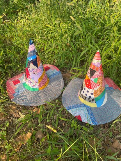 🔥LAST DAY 50% OFF - 🧙The Quilted Witch Hat | Handcrafted Folk Art Hat