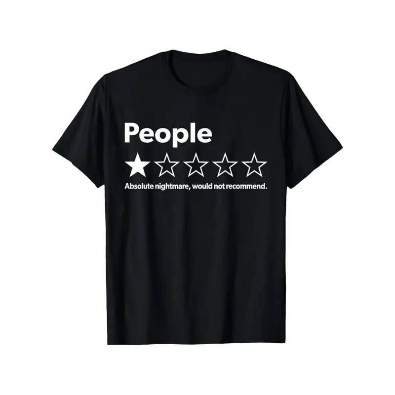 Funny Review People One Star: Absolute Would T-Shirt