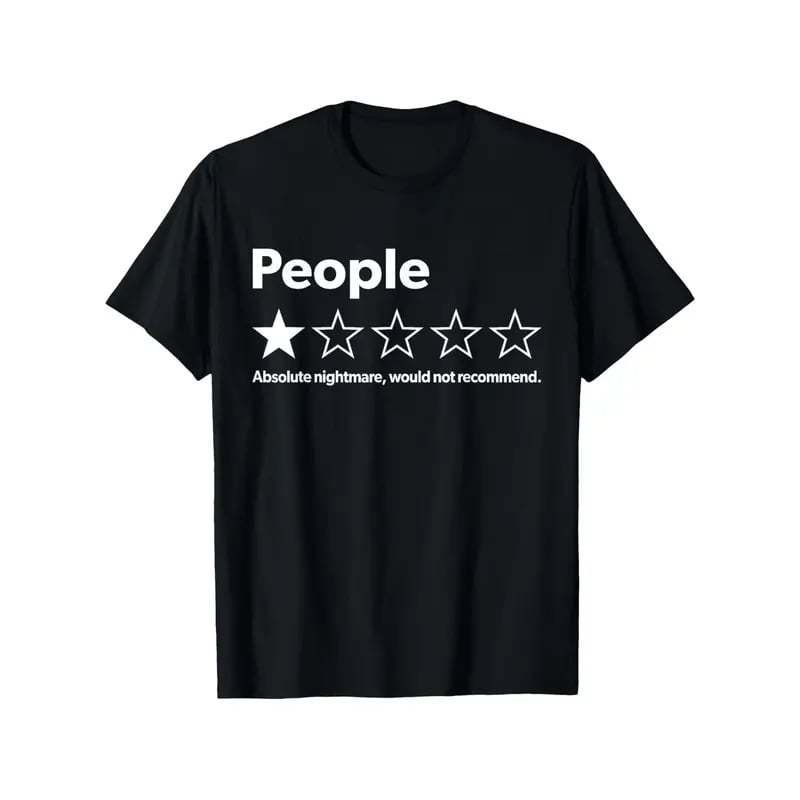Funny Review People One Star: Absolute Would T-Shirt