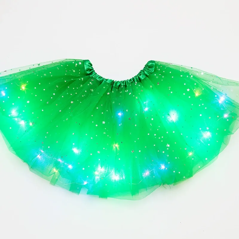 Final Clearance!🌟 Princess Glow LED Skirt | Soft, Safe & Stretchy for All-Day Play– Last Chance at This Price!