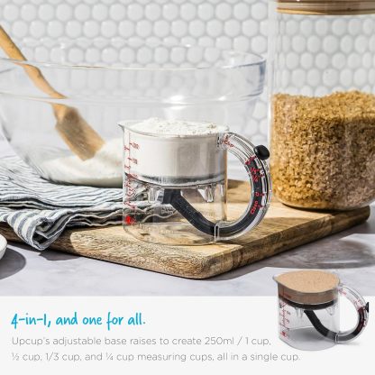 🏆 500K+ SOLD! ✨2025 USA🥃4-in-1 Adjustable Measuring Cup