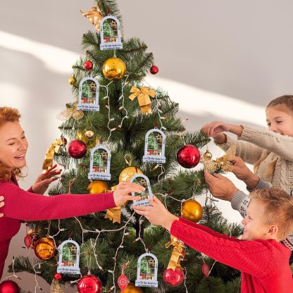 Christmas Hanukkah Acrylic Ornament