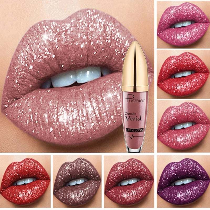 (🔥HOT SALE NOW 49% OFF) - 🎁Diamond Lip Gloss Matte To Glitter Liquid