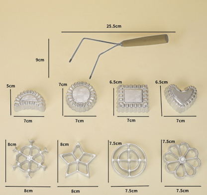 🔥LAST DAY 49% OFF - Nordic-Style Rosettes & Timbale Pastry Mold Set