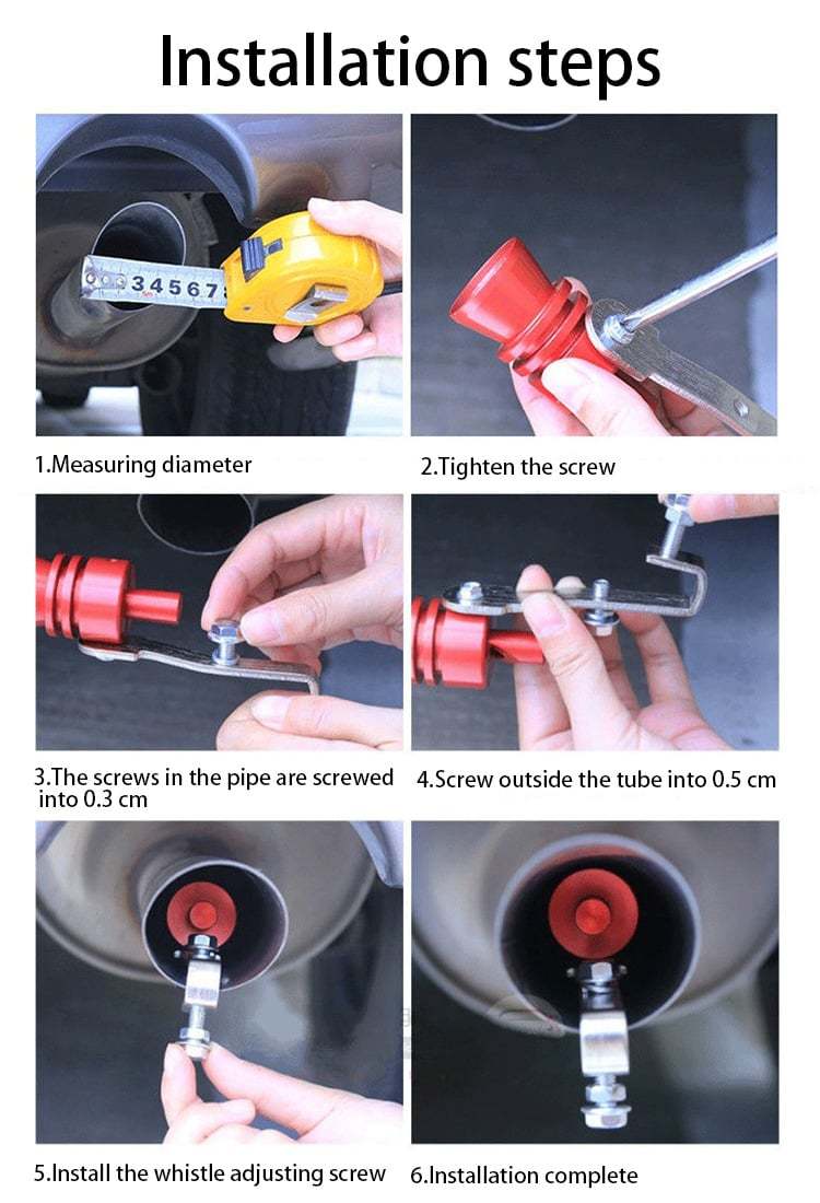 🏆Flash Sale⚡ 50K+ SOLD! Almost Gone-💕Exhaust Pipe Oversized Roar Maker（Cars and Motorcycles)