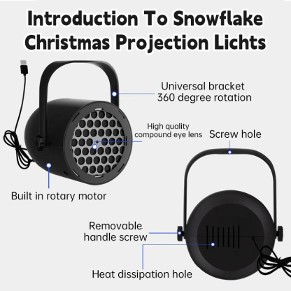 🎅LED Christmas Projection Lamp-16 Patterns of Pure Holiday Magic!🎄✨
