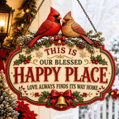 🎄Collection Of Wooden Hanging Signs Featuring Christmas Characters | 8 Festive Designs Measuring 7.9 Or 11.8 Inches, With Vintage-Inspired Illustrations, Layered Christmas Details And A Hanging Design ✨