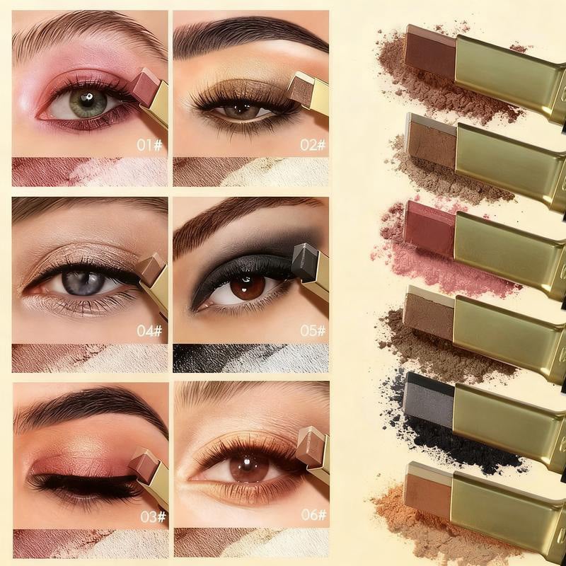 Matte Two Color Eyeshadow Stick