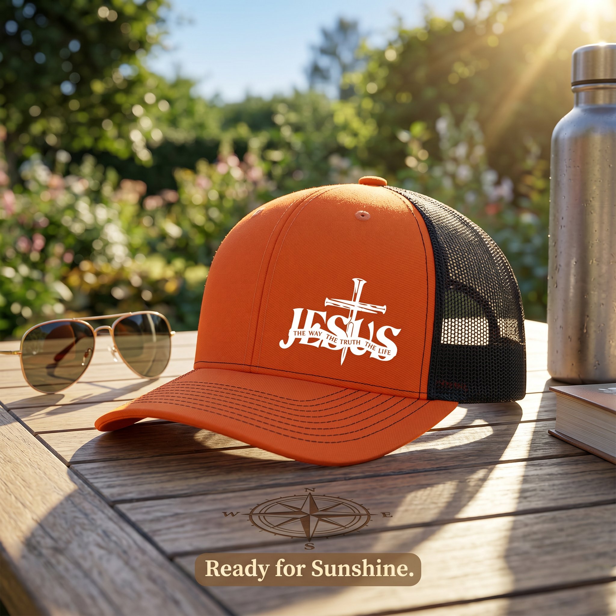 🔥LAST DAY 49% OFF- 🙏 Inspirational Jesus Cross Mesh Trucker Hat