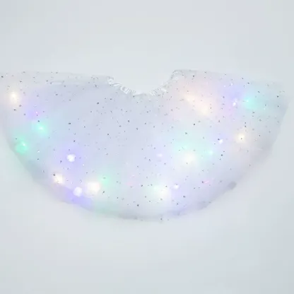 Final Clearance!🌟 Princess Glow LED Skirt | Soft, Safe & Stretchy for All-Day Play– Last Chance at This Price!