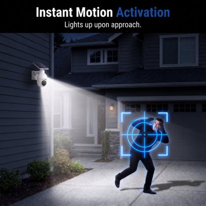 ⏰Sale 50% OFF - Solar-Powered Simulated Surveillance Camera Street Light