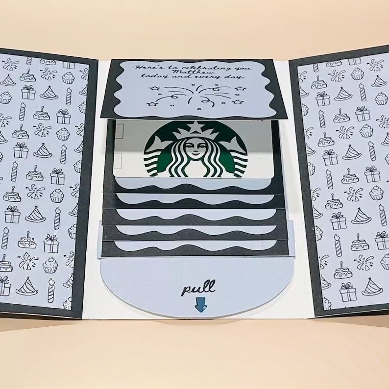 🔥LAST DAY 50% OFF - 🎅✨Handmade Waterfall Christmas Gift Card Booklet♻️Free PDF Included!