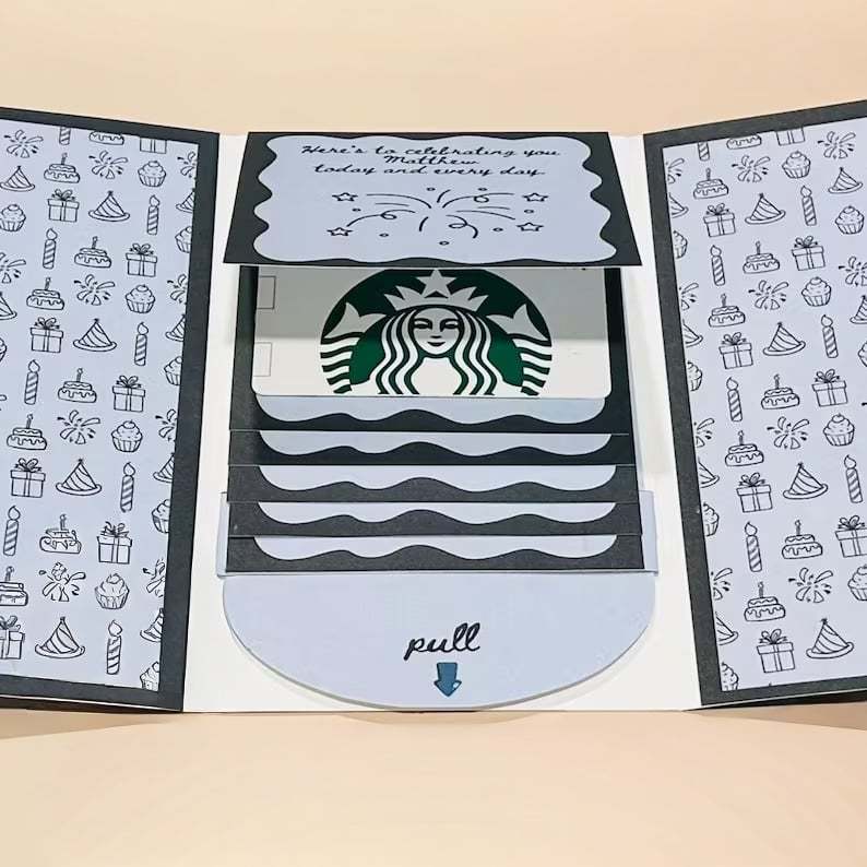 🔥LAST DAY 50% OFF - 🎅✨Handmade Waterfall Christmas Gift Card Booklet♻️Free PDF Included!