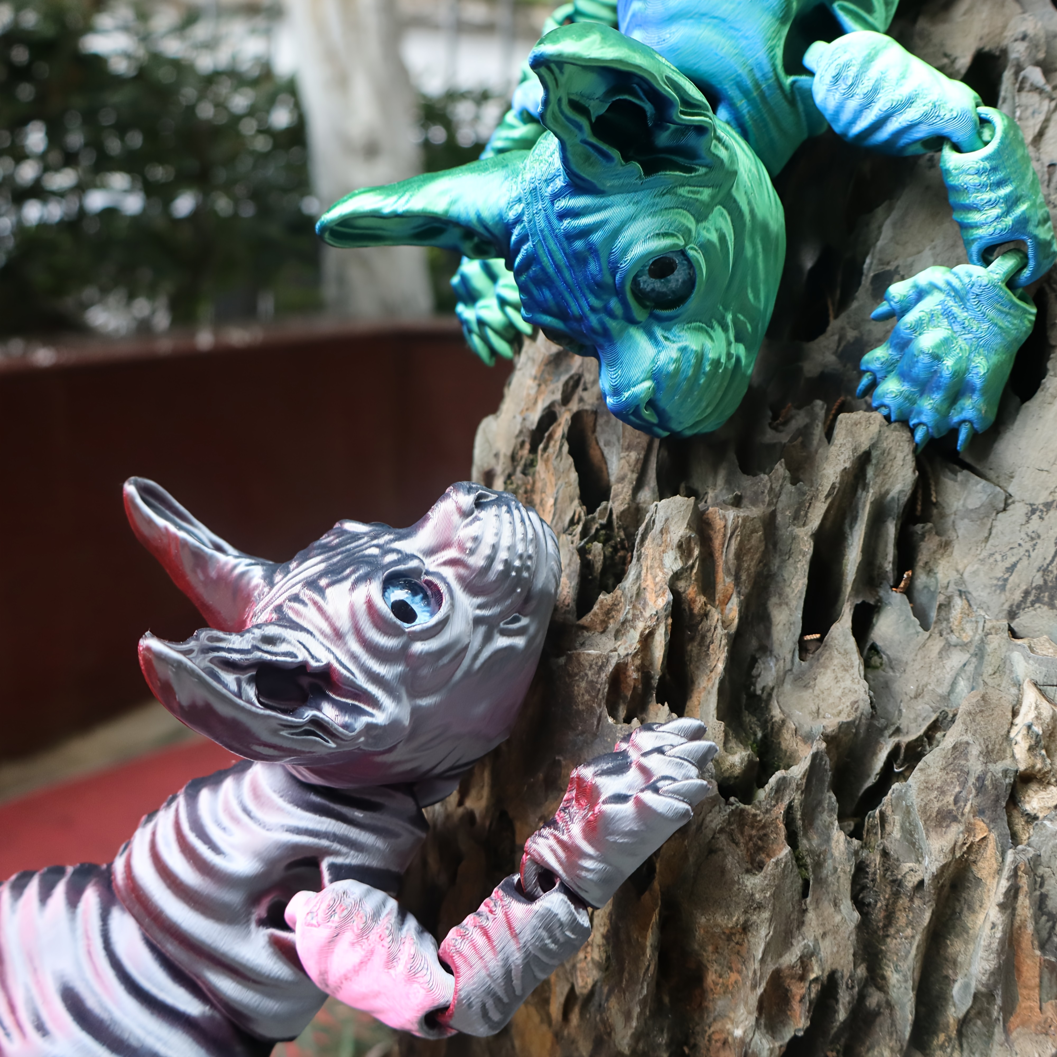23cm/9.06inch 3D Printed Articulated Cat Figure