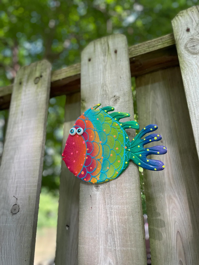 Rainbow Fish,Blowfish Wall Hanging