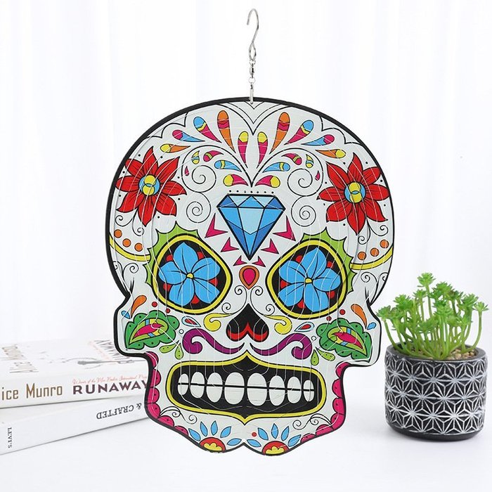 (💥Halloween Special Offer💥) Sugar Skull Wind Spinners
