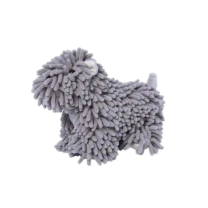 🐶 Puppy-Shaped Chenille Hand Towel – Cute & Functional Home Essential