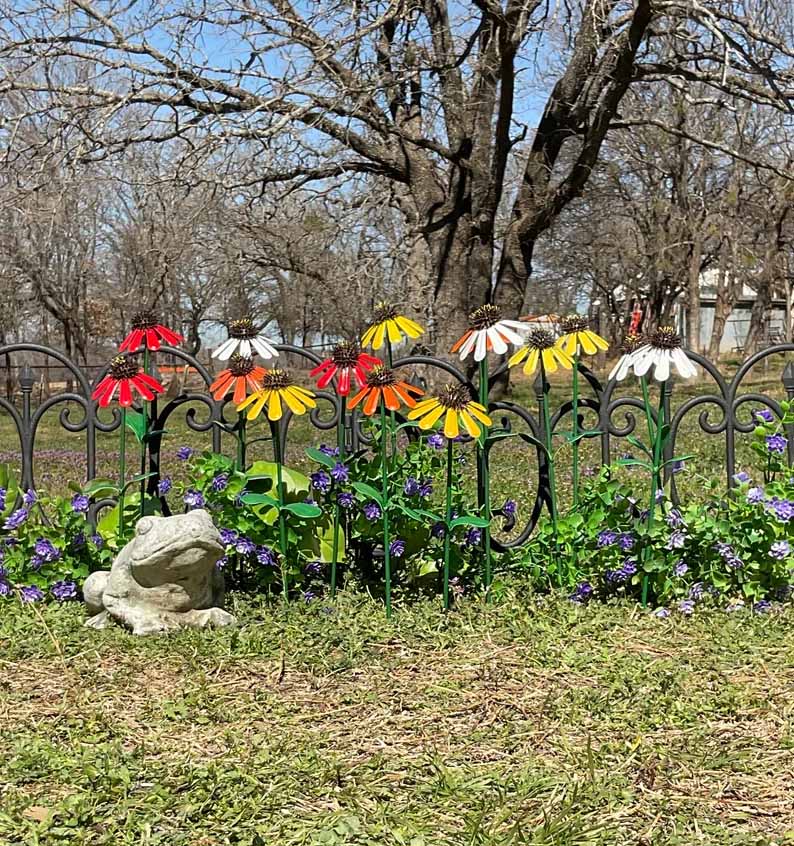 Iron CONEFLOWER Stakes