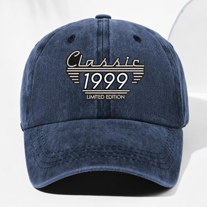 Classic Edition - Personalized Custom Vintage Washed Denim Cap