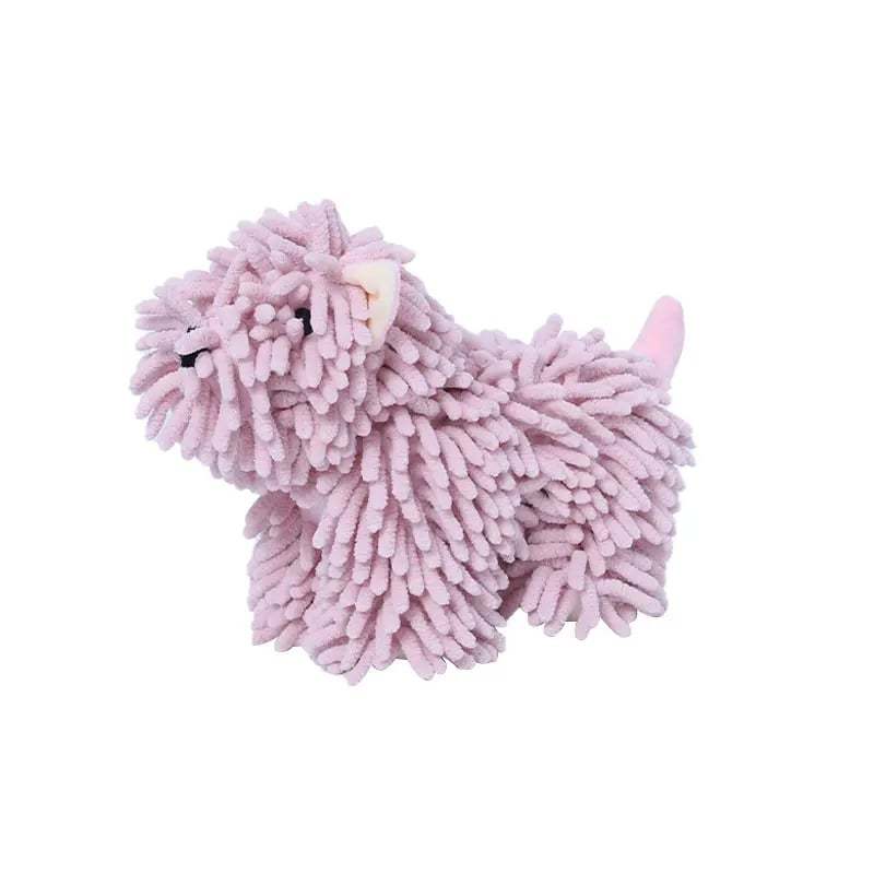 🐶 Puppy-Shaped Chenille Hand Towel – Cute & Functional Home Essential
