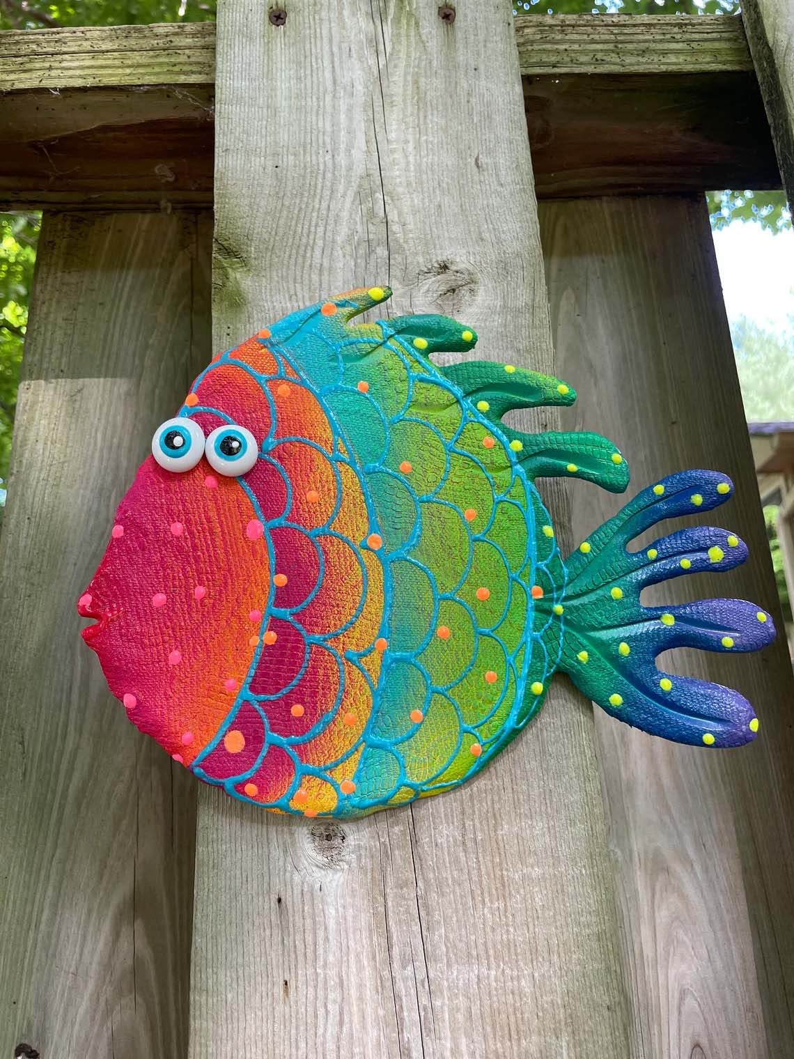 Rainbow Fish,Blowfish Wall Hanging