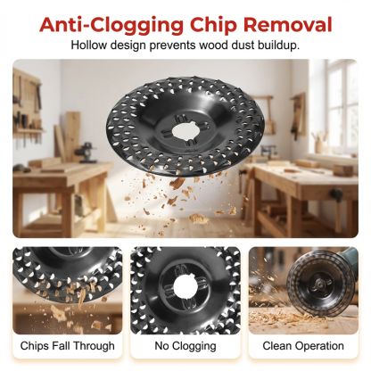 🔄 Angle Grinder Wood Carving Disc | Wood Sculpting Beast 🪵