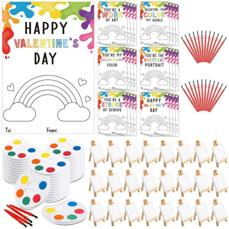 Valentine's Day 2026 Hot Sale - ✨Mini Watercolor Paint Sets For Valentines Day Gifts