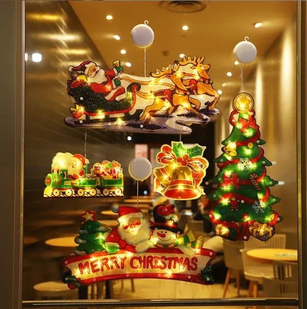 Festival Must-Have🎄Christmas Window Hanging Lights🎁🎁BUY 2 GET 1 FREE
