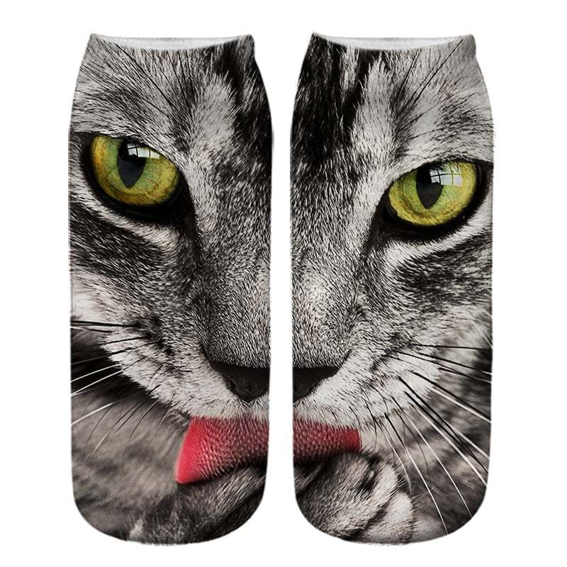 🐾Realistic Cat Face Socks🐱