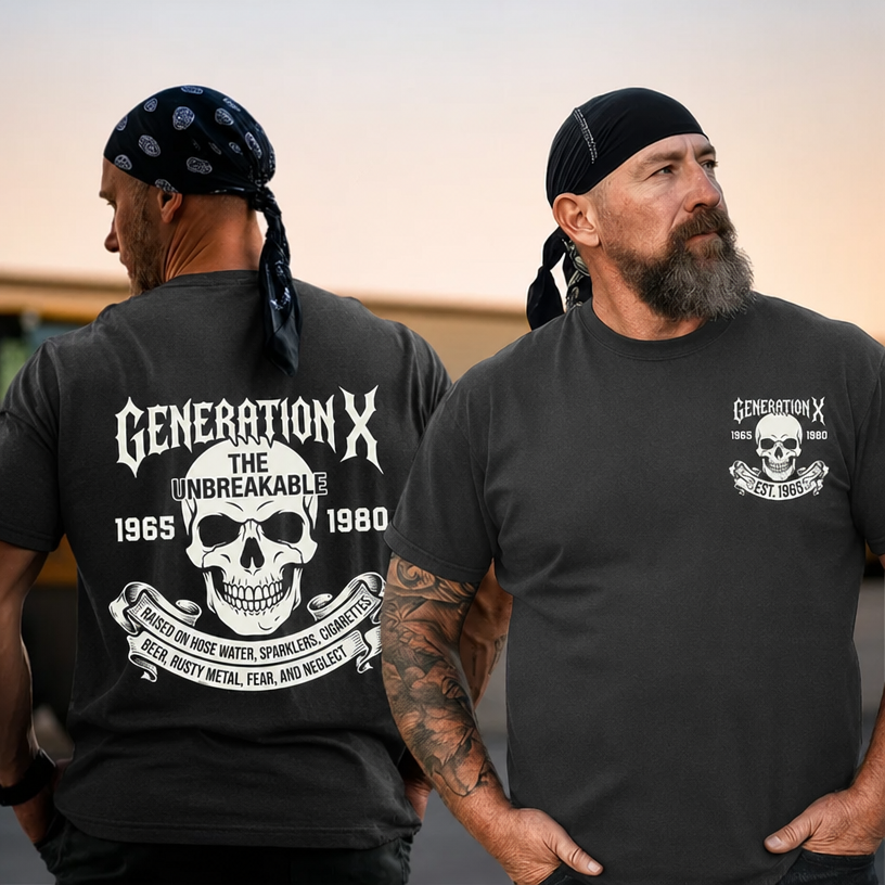 Generation X The Unbreakable T-shirt Washed T-shirt Sweatshirt