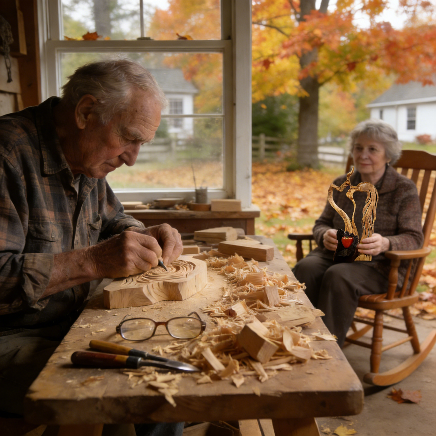 LAST DAY 49% OFF💖Handmade Love eternal wooden decoration ornaments💖