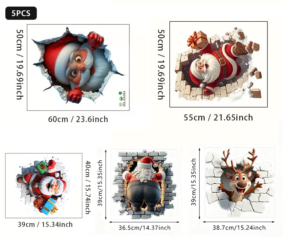 🎄Christmas Sale 49% OFF🎅Christmas Creative Wall Sticker