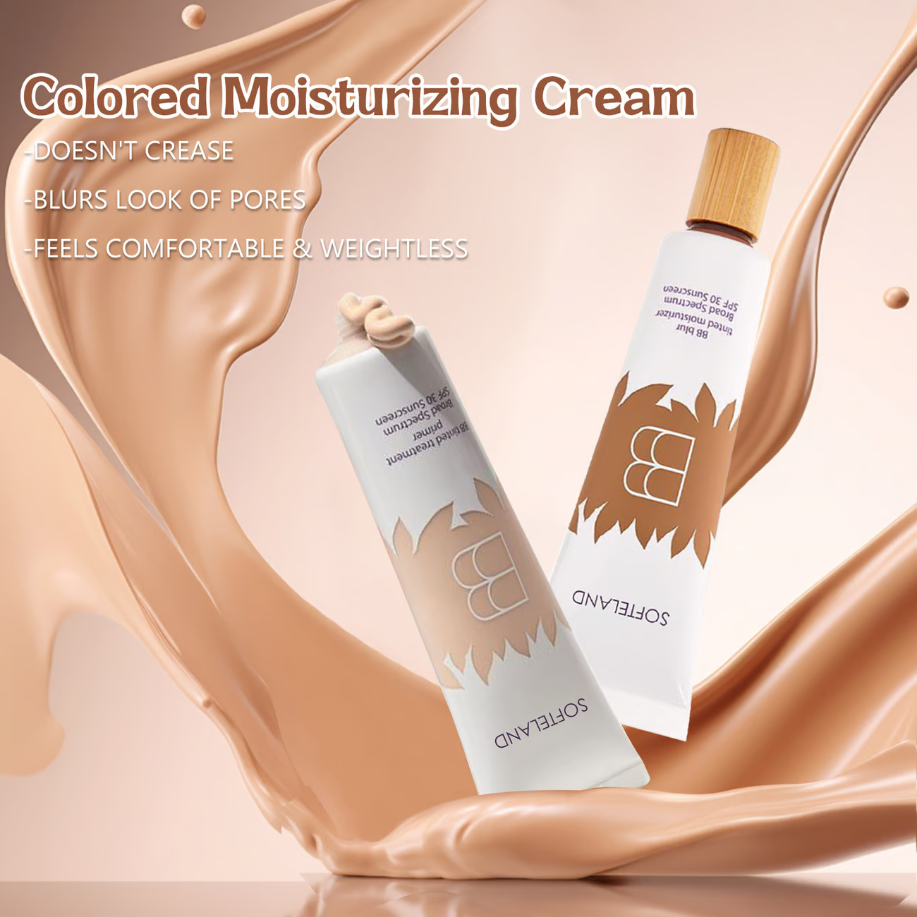 (🔥HOT SALE NOW 49% OFF) - 🎁BB blur tinted moisturizer SPF 30 - brightens, hydrates & smooths your skin